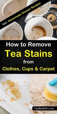 How to Remove Tea Stain from Carpet: A Journey Through the Absurd and the Practical